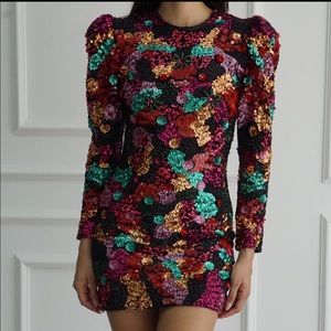 Zara Bodycon Sequin Mini Dress